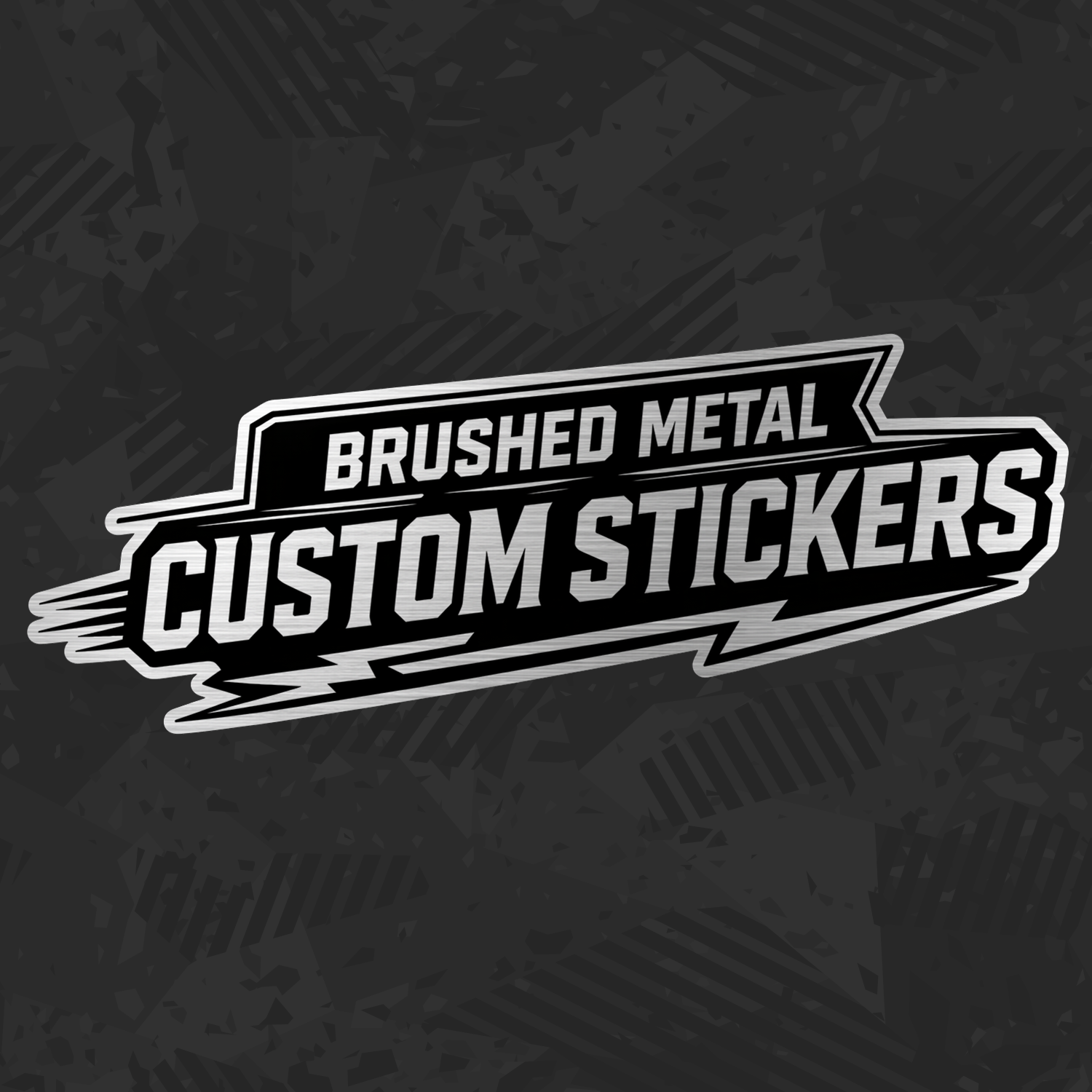 Brushed Metal Stickers