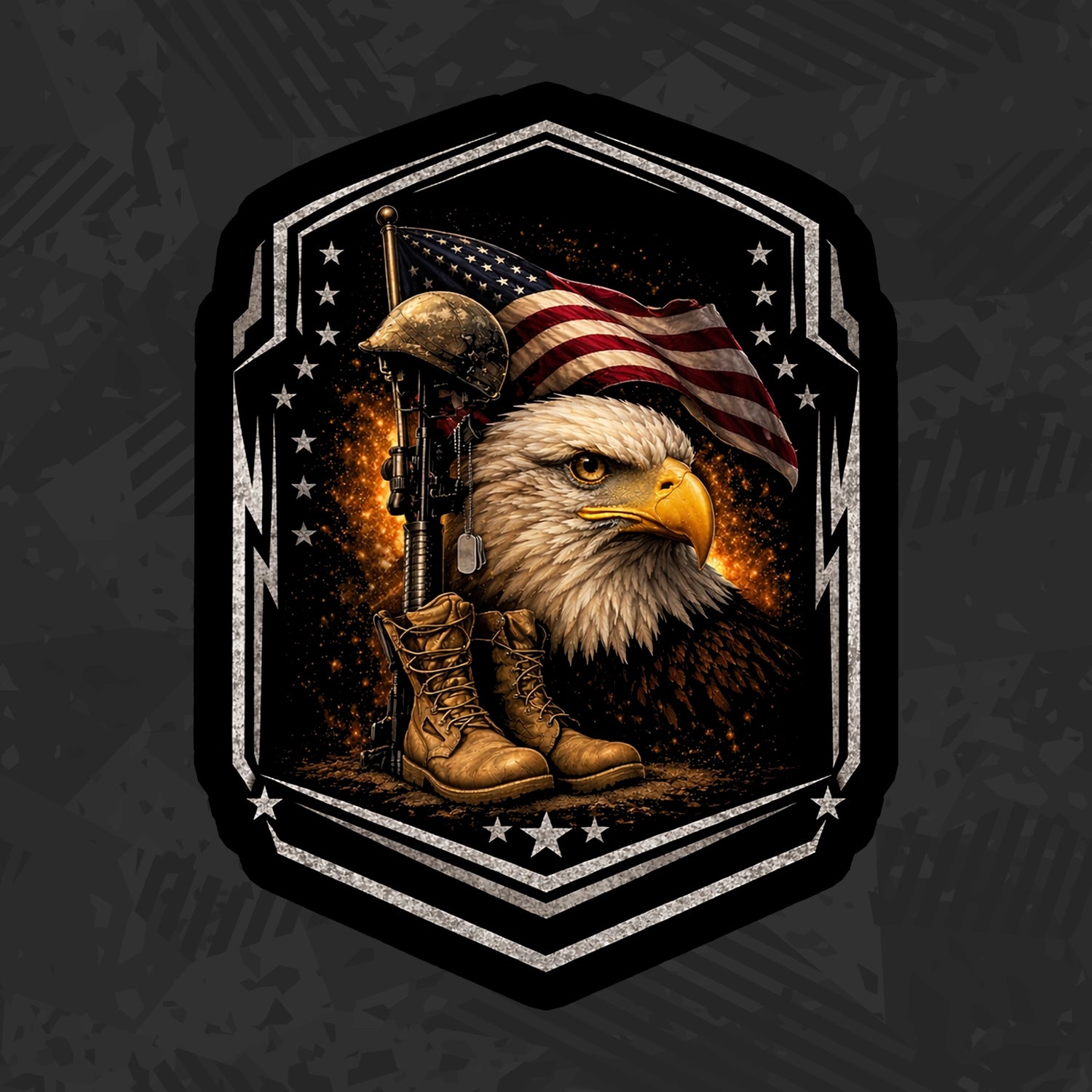 Fallen Eagle Sticker