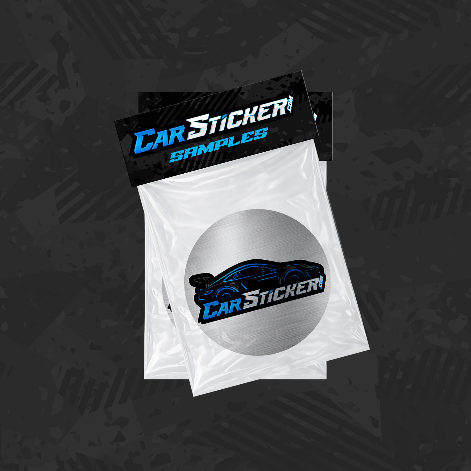 Brushed Metal Stickers Sample Pack