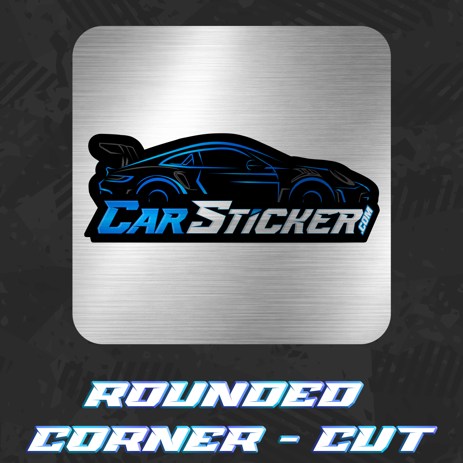 Brushed Metal Stickers