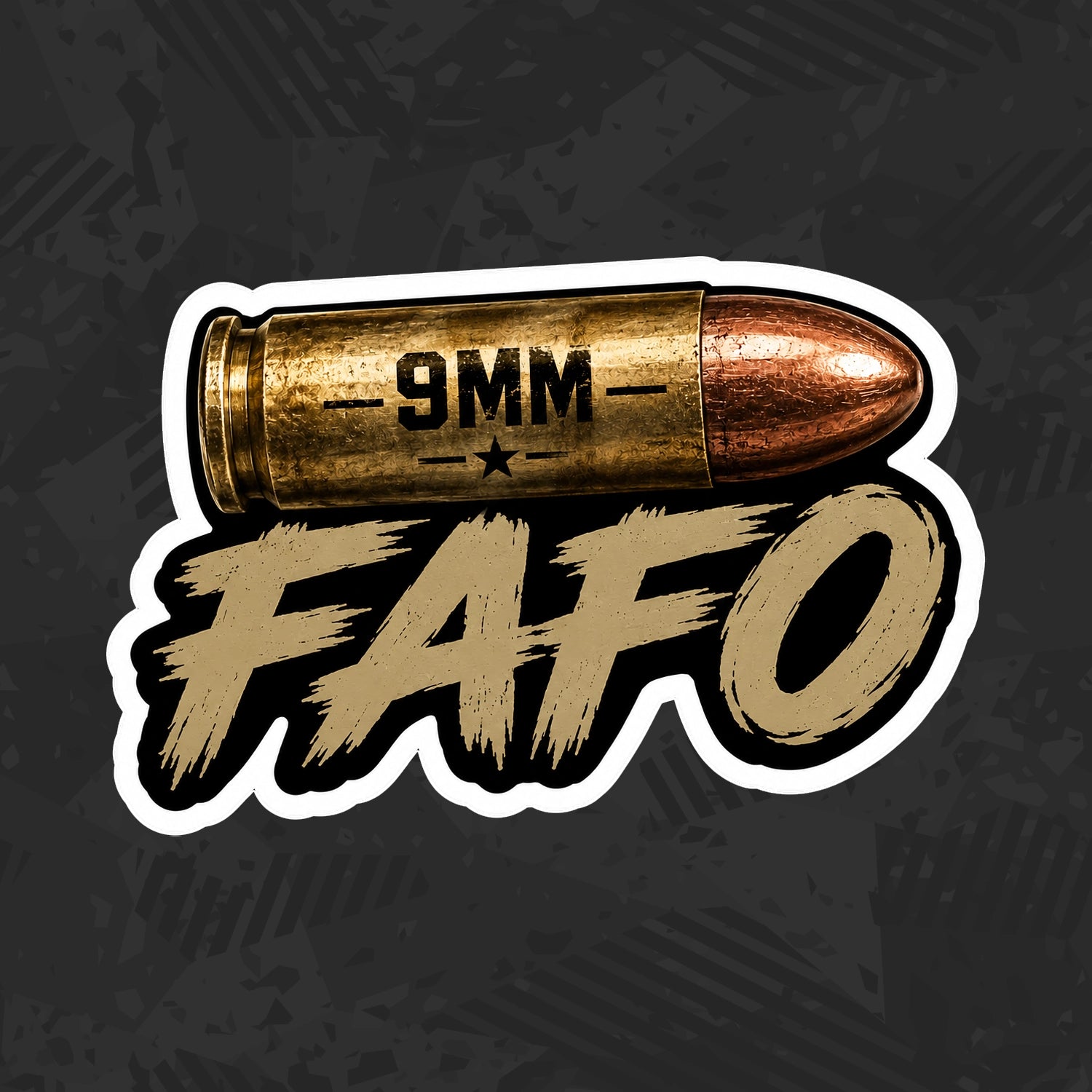 FAFO Bullet Sticker