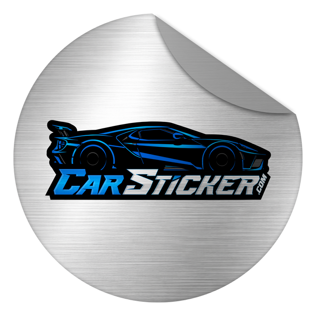 Brushed Metal Stickers