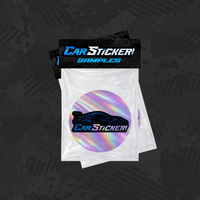 Holographic Stickers Sample Pack