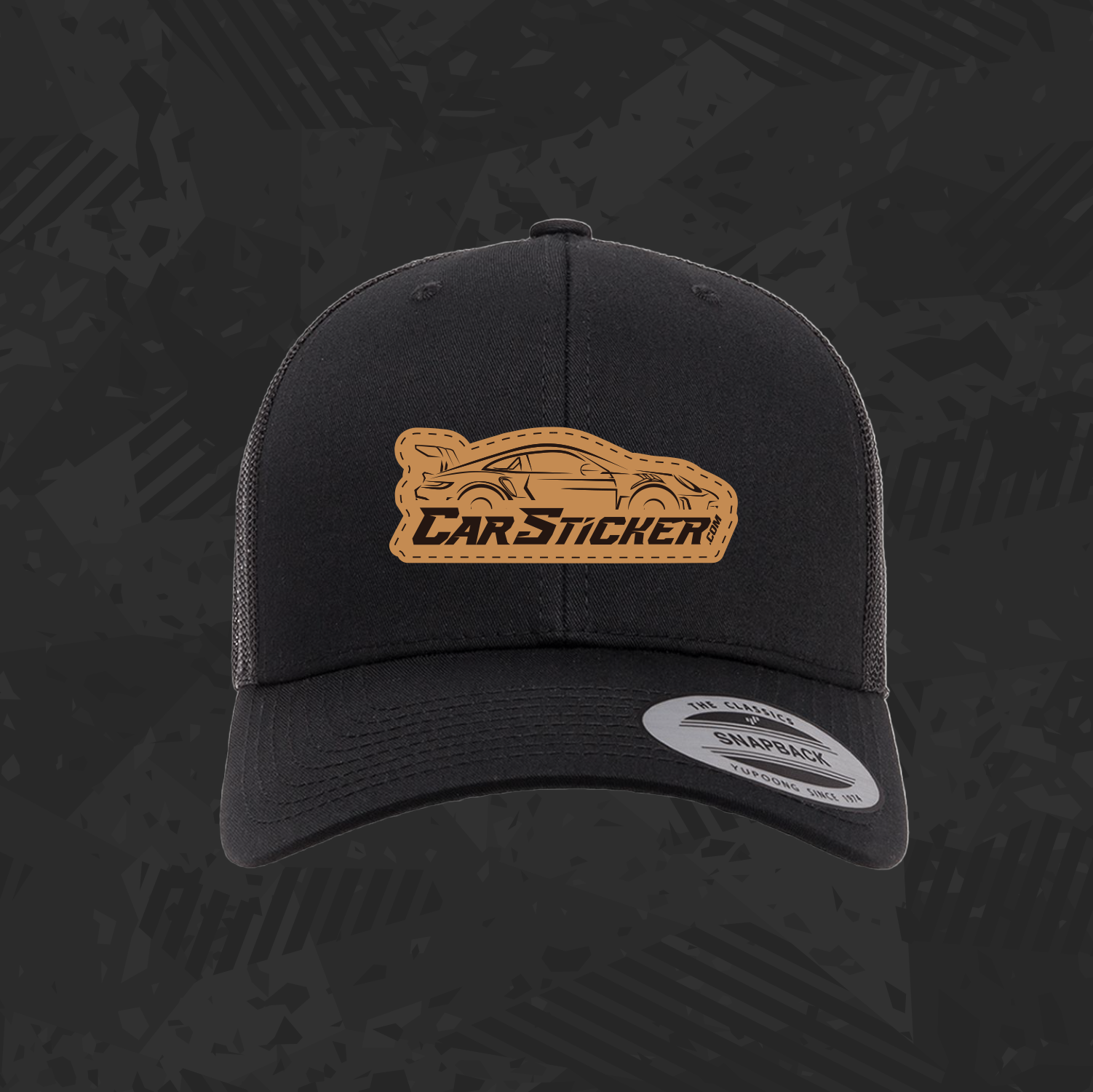 CarSticker Porsche Leather Patch Hat