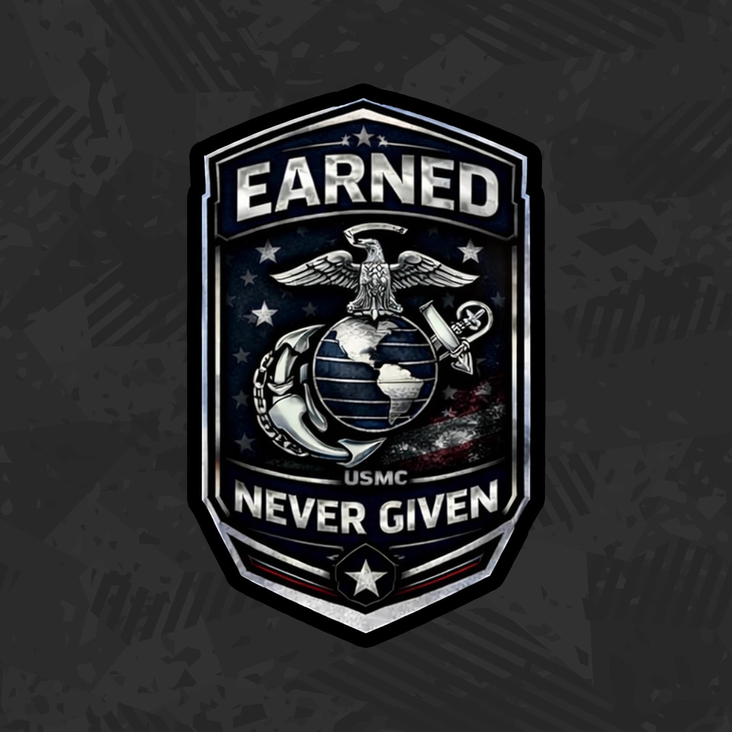 Earned  - US Marines Stickers