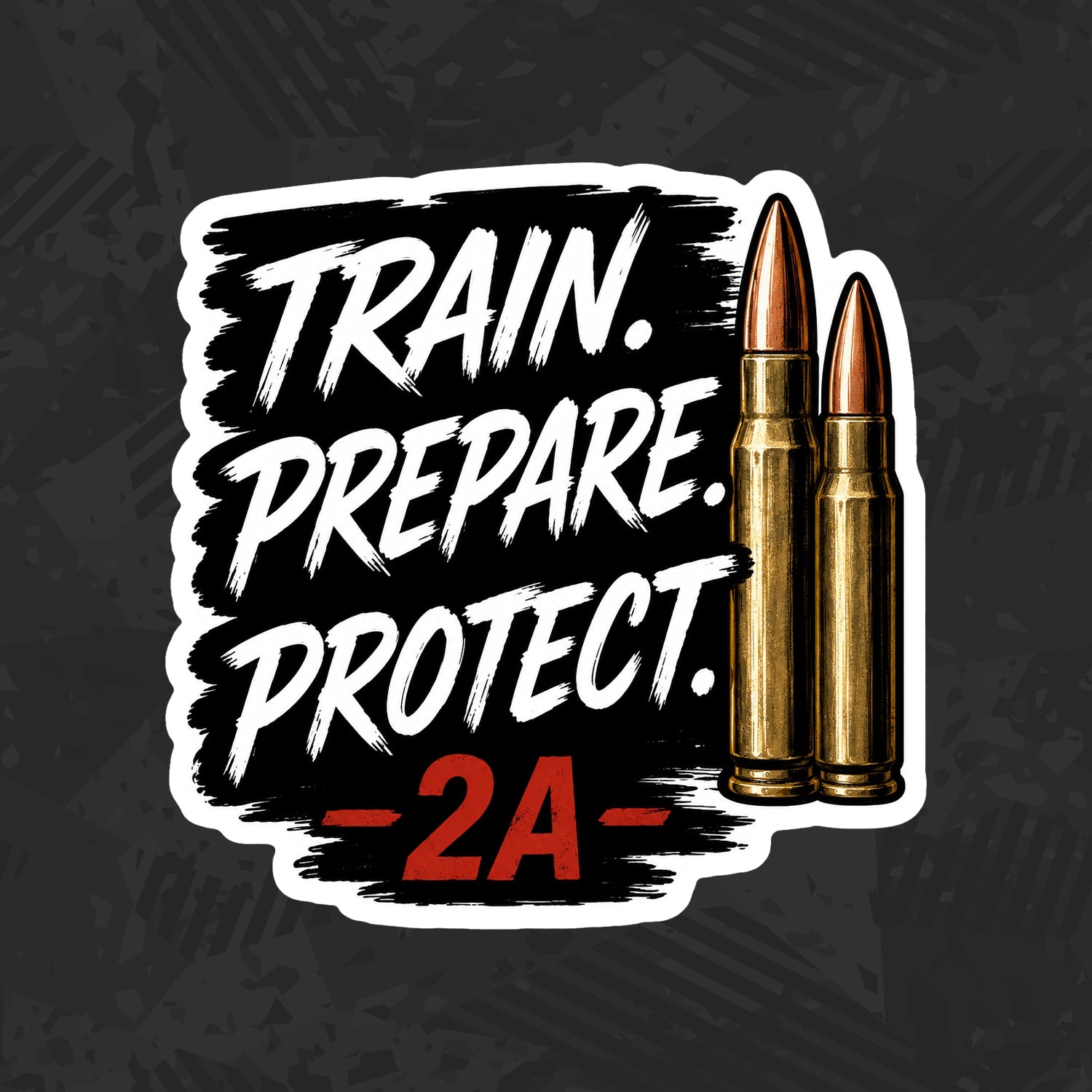 Train Prepare Protect Sticker